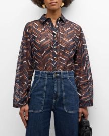 Ramy Brook Roberta Blouse at Neiman Marcus